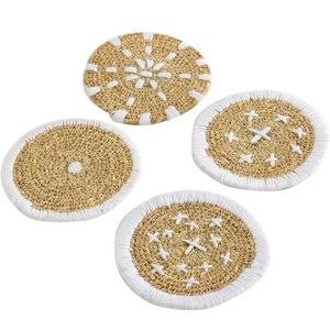 Woven Seagrass Coasters (set of 4)